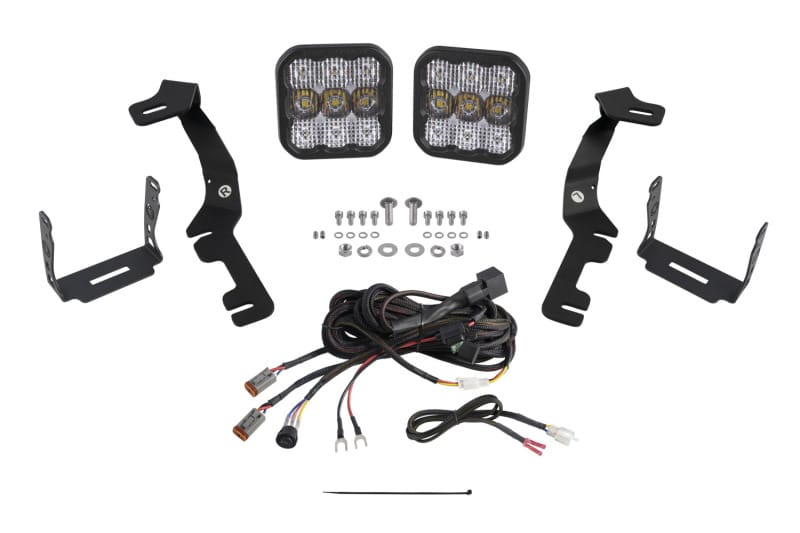 Diode Dynamics — Diode Dynamics Stage Series Ditch Light Kit for 2019-Present Ram SS5 - Pro White Combo