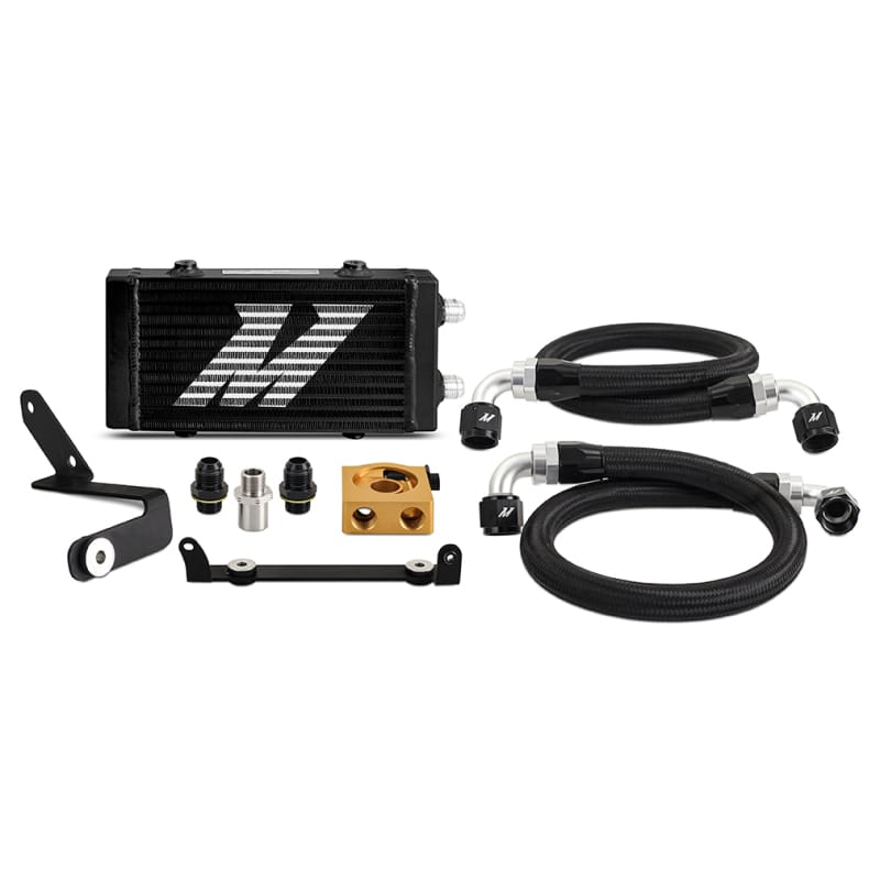 Mishimoto — Oil Cooler Kit, Black, Thermostatic, fits Toyota GR Corolla 2023+