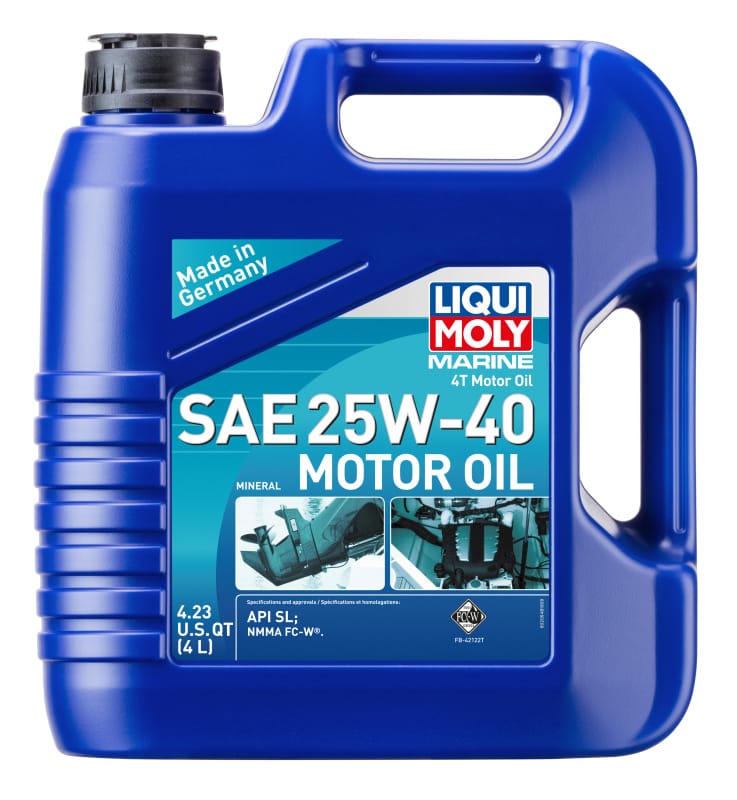 LIQUI MOLY — Marine 4T Motor Oil SAE 25W-40