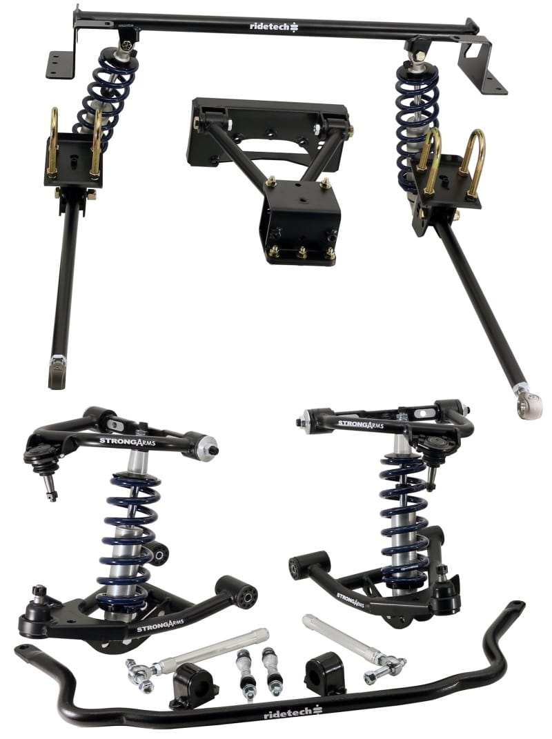 Ridetech — HQ Coil-Over System for 1982-2003 S10, S15 and Sonoma w/ 7.5" Differential.