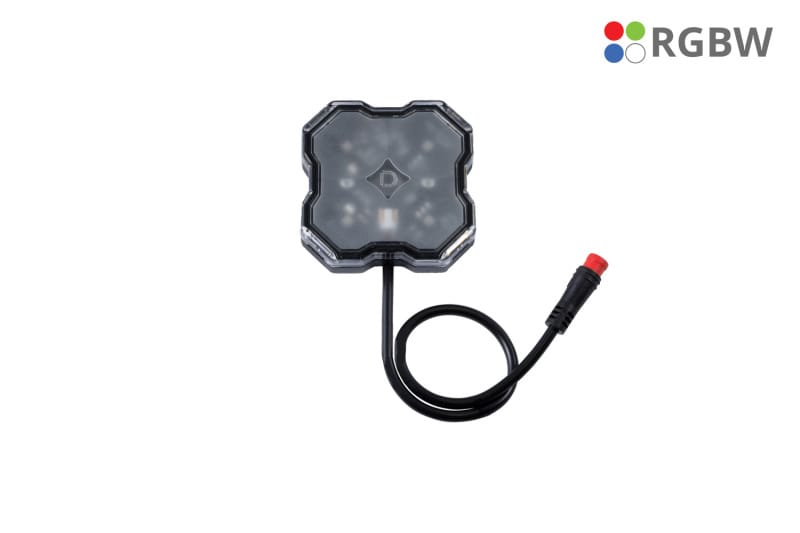 Diode Dynamics — High-power RGBW LED function. Convenient center-mount installation.
Stage Series RGBW LED Rock Light.