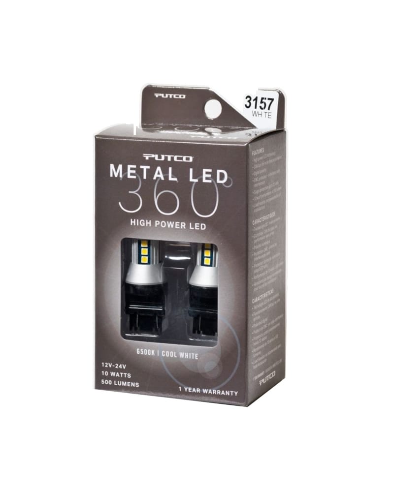Putco — Putco 3157 - White Metal 360 LED
Bulb