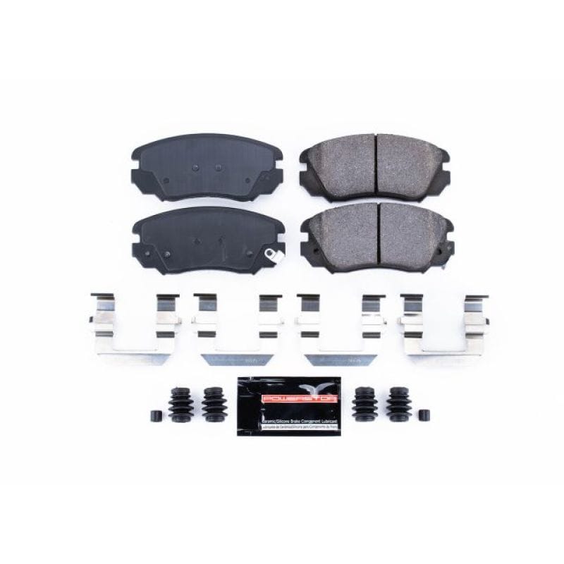 PowerStop — PowerStop - Z23 Daily Driver Carbon-Fiber Ceramic Brake Pads with Hardware Kit