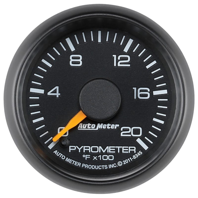 AutoMeter — GAUGE, PYROMETER (EGT), 2 1/16", 2000 Degrees F, STEPPER MOTOR, GM FACTORY MATCH