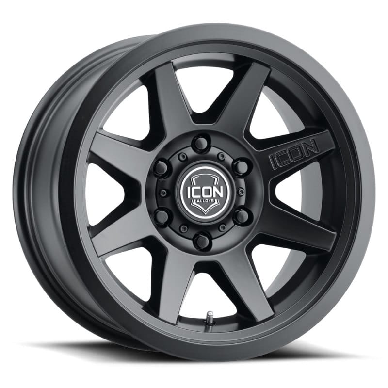 ICON — ICON ALLOYS REBOUND SLX SAT BLK - 17 X 8.5 / 6 X 5.5 / 0MM / 4.75" BS