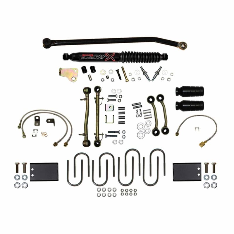 Skyjacker — 8 in. Rock Ready 2 Component Box With Track Bar; Brake Lines; and U-bolts.