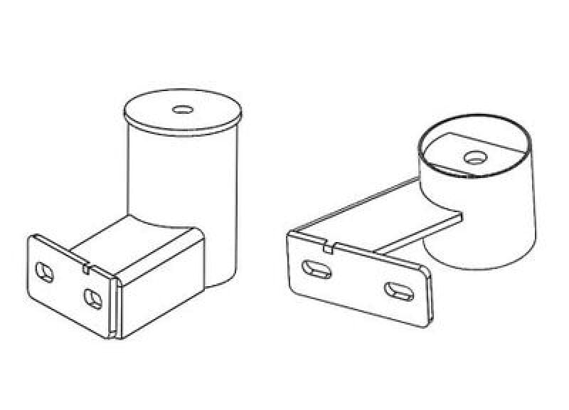 Go Rhino — Dominator Xtreme D1 D2 D6 DSS DT Side Steps - MOUNTING BRACKETS ONLY