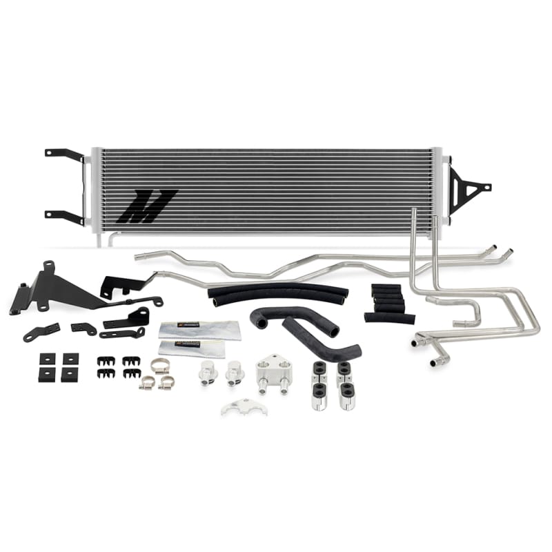 Mishimoto — Transmission Cooler, Silver, fits Ford 6.7L Powerstroke 2020-2022
