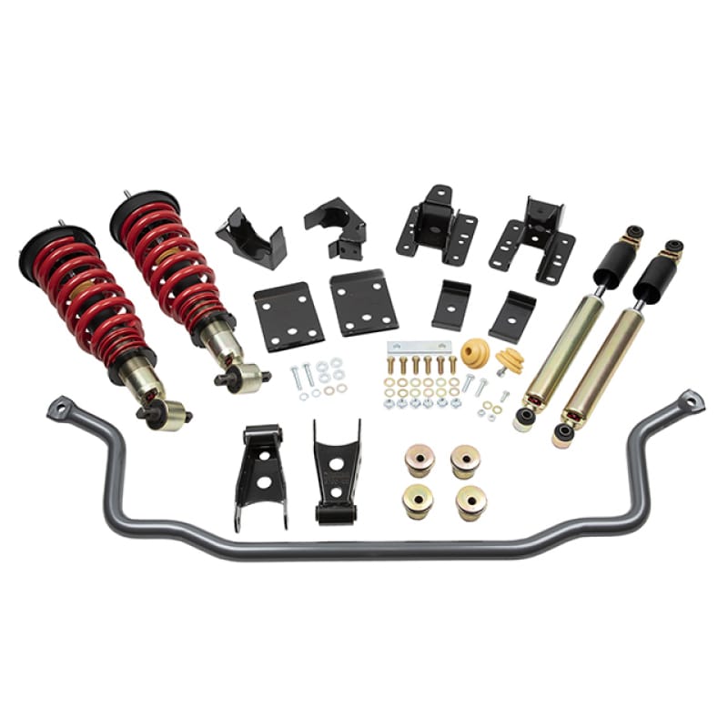 Belltech — PERFORMANCE HANDLING KIT W/ HEIGHT ADJUSTABLE COILOVERS & FRONT SWAY BAR - 646HK
Complete Kit Inc. Height Adjustable Front Coilovers & Front Sway Bar
