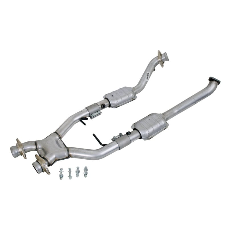 BBK — 1996-1998 MUSTANG COBRA 4.6L 4V 2.5 FULL X PIPE W/CONVERTERS
High-Flow Full X-Pipe Assembly