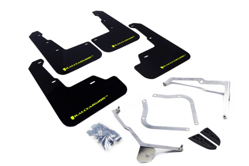 Rally Armor — Rally Armor 15-18 Subaru WRX/STi Sedan UR Black Mud Flap w/ Green Logo
Black Mud Flap/Green Logo