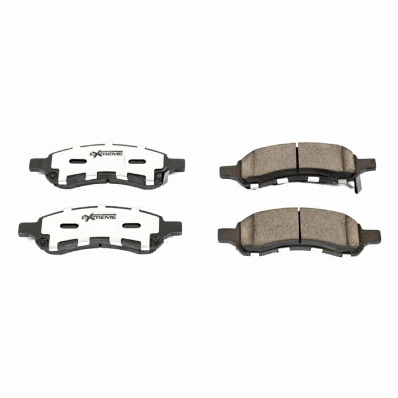 PowerStop — PowerStop - Z26 Performance Carbon-Fiber Ceramic Brake Pads with Hardware Kit