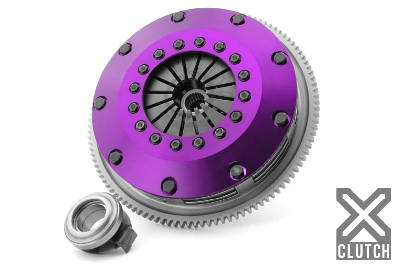 XCLUTCH — Clutch Kit Inc Chromoly Flywheel; 8" Twin Sprung Ceramic Clutch Discs