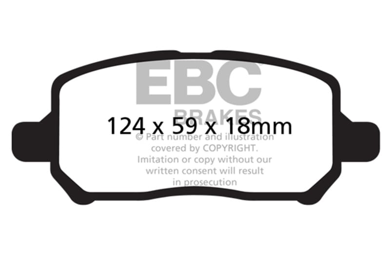 EBC — Ultimax OEM Replacement Brake Pads