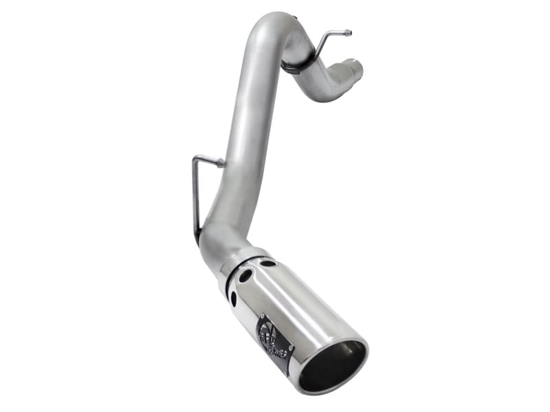 aFe — ATLAS 3-1/2 IN Aluminized Steel DPF-Back Exhaust System w/Polished Tip