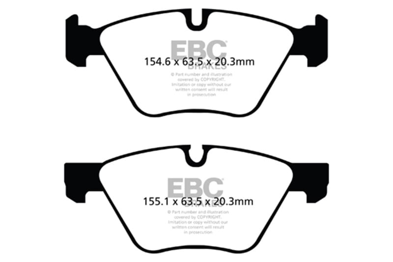 EBC — Redstuff Ceramic Low Dust Brake Pads