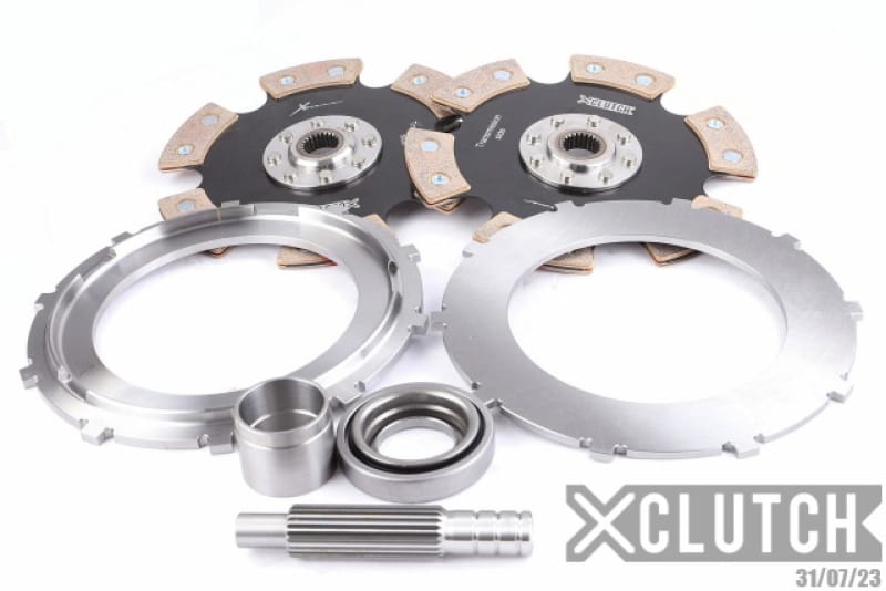 XCLUTCH — Clutch Kit Service Pack; 9" Twin Solid Ceramic Clutch Discs