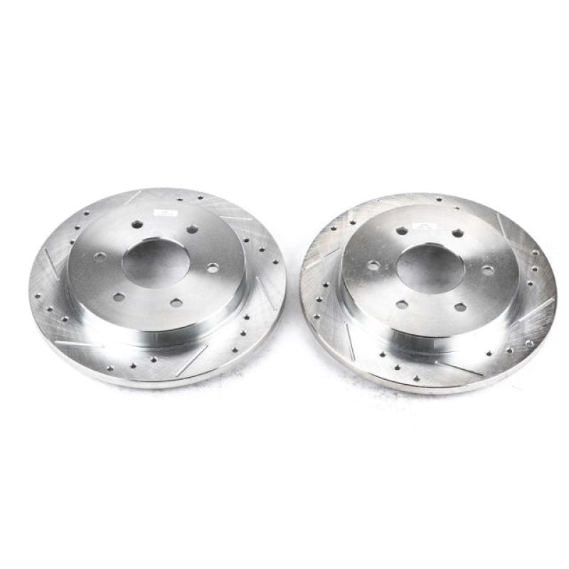 PowerStop — PowerStop Evolution Performance Drilled, Slotted & Plated Brake Rotor Pair