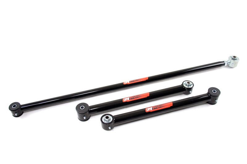 UMI Performance — Rear control arms with adjustable Roto-Joint & panhard bar for improved handling