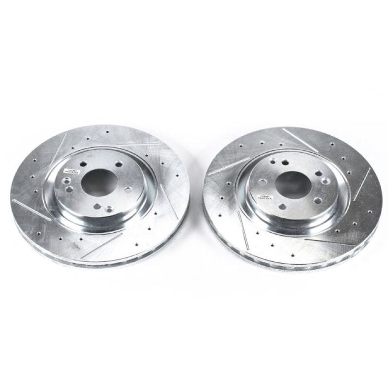 PowerStop — PowerStop Evolution Performance Drilled, Slotted & Plated Brake Rotor Pair