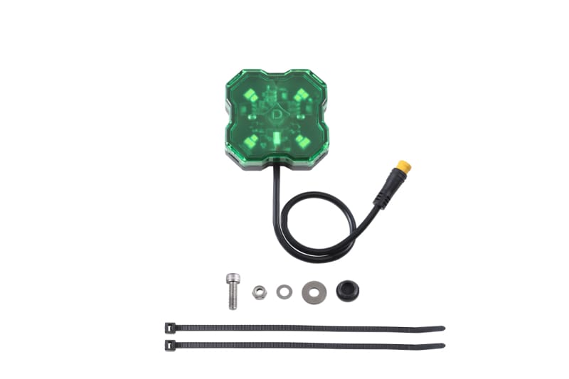 Diode Dynamics — Rock Light featuring 1000 lumens of peak output, at over 10 watts of power.
Stage Series Single Color LED Rock Light.