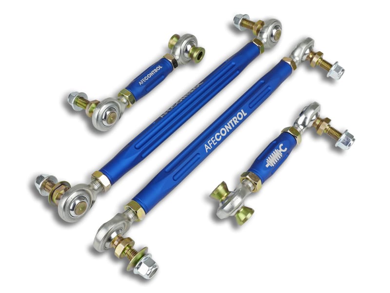 aFe — aFe CONTROL Adjustable End Link Set Blue