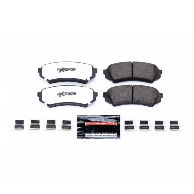 PowerStop — PowerStop - Z36 Truck and SUV Carbon-Fiber Ceramic Brake Pads with Hardware Kit