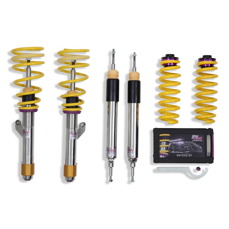 KW — Height Adjustable Coilovers with Independent Compression and Rebound Technology
KW COILOVER KIT V3 - 35220099