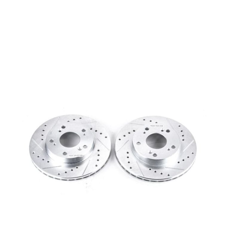 PowerStop — PowerStop Evolution Performance Drilled, Slotted & Plated Brake Rotor Pair