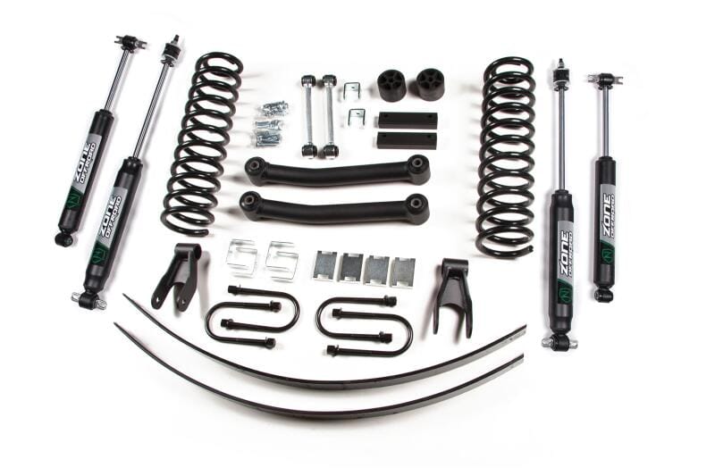 Zone Offroad — Zone Offroad 84-01 Jeep XJ 4.5in Kit w/Chrysler Axle