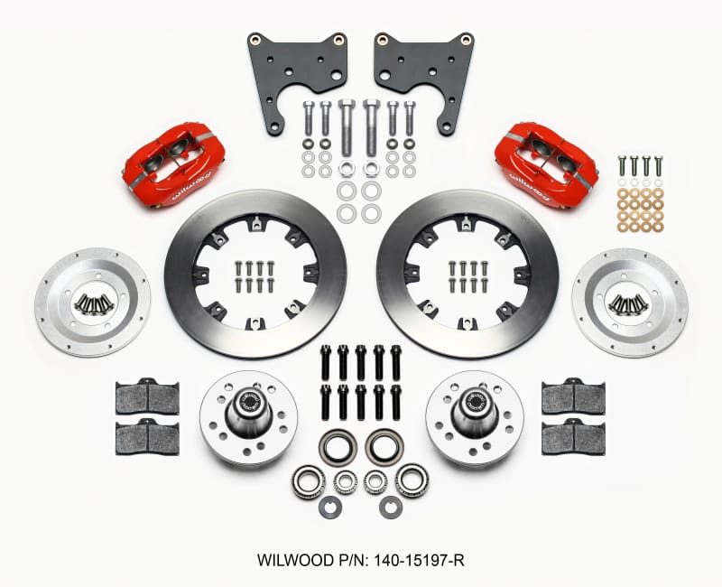Wilwood — KIT,FRONT,MOPAR,C-BODY,DRUM,FDLI,12.19 RED