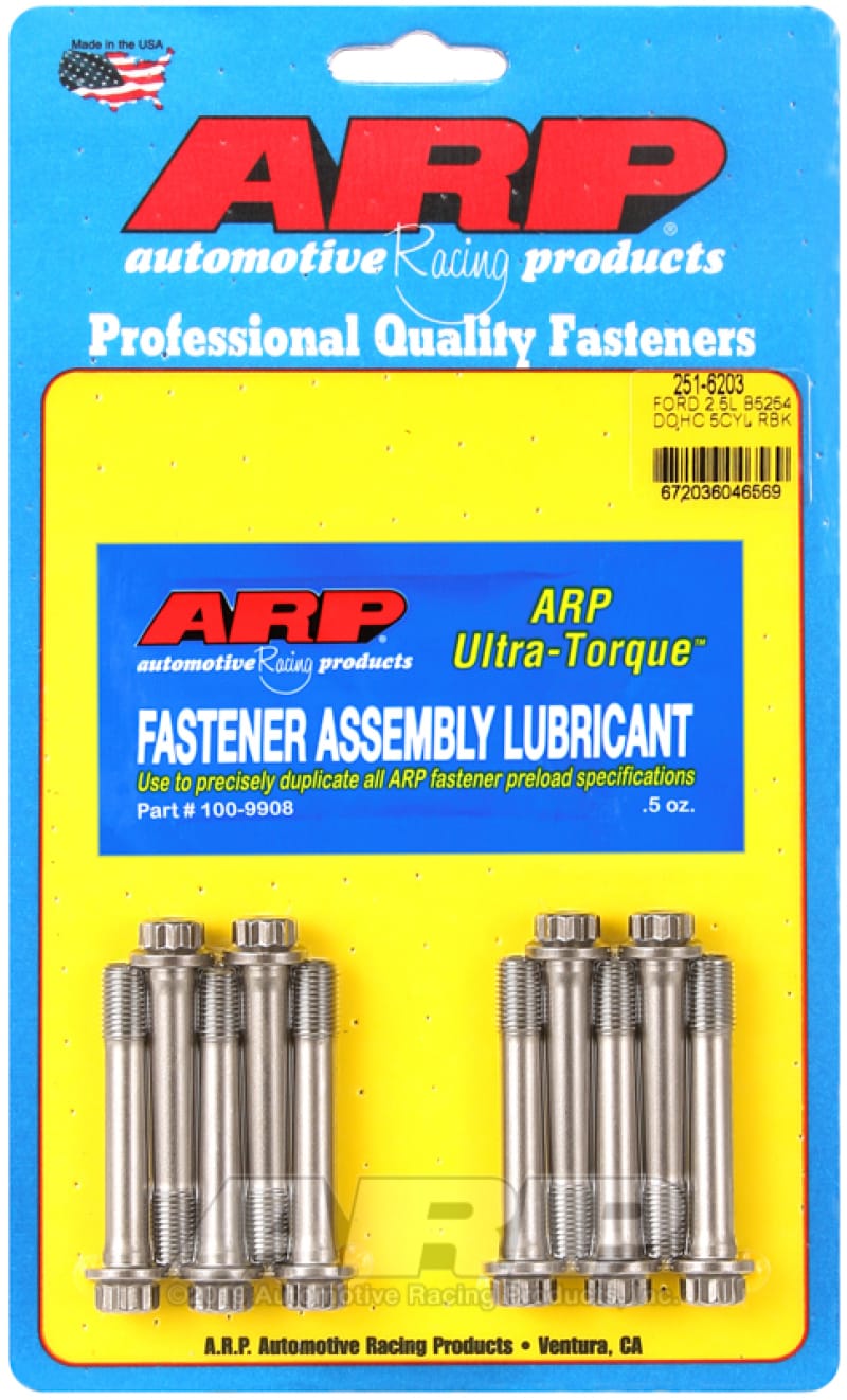 ARP — ARP Ford 2.5L B5254 DOHC 5Cyl Rod Bolt Kit