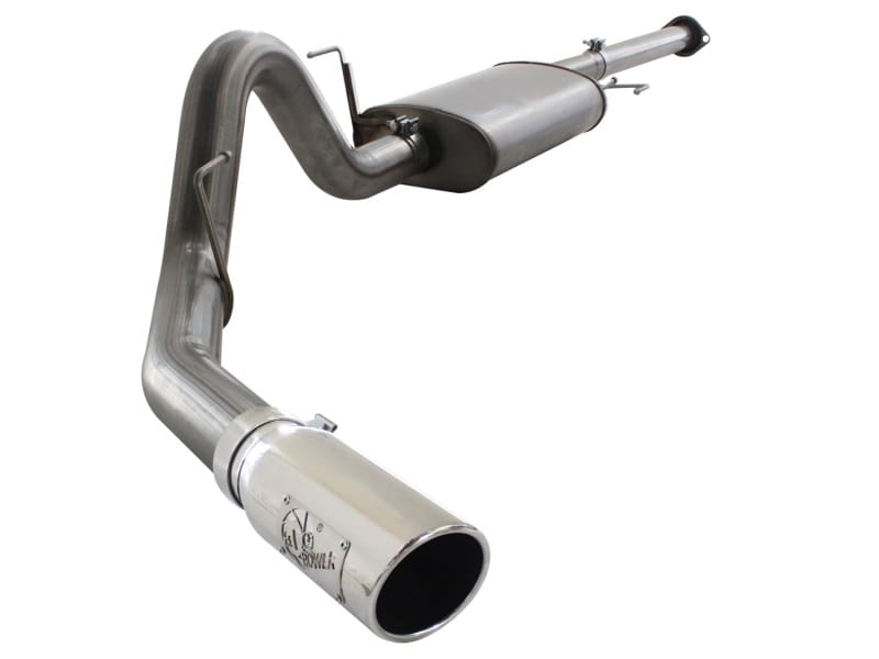 aFe — MACH Force-Xp 3 IN to 3-1/2 IN 409 Stainless Steel Cat-Back Exhaust w/Polish T
MACHForce XP Cat-Back SS-409 Exhaust System