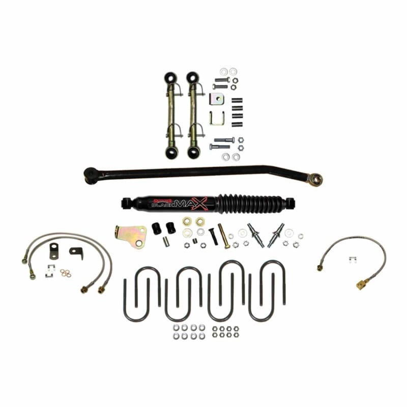 Skyjacker — 4.5 in. Rock Ready 2 Component Box With Track Bar; Brake Lines; and U-bolts.