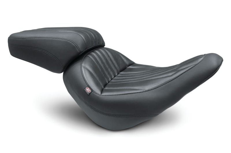 Mustang Motorcycle — Mustang 20-21 Harley Low Rider & Sport Glide Standard Touring Solo Seat Dagger - Black