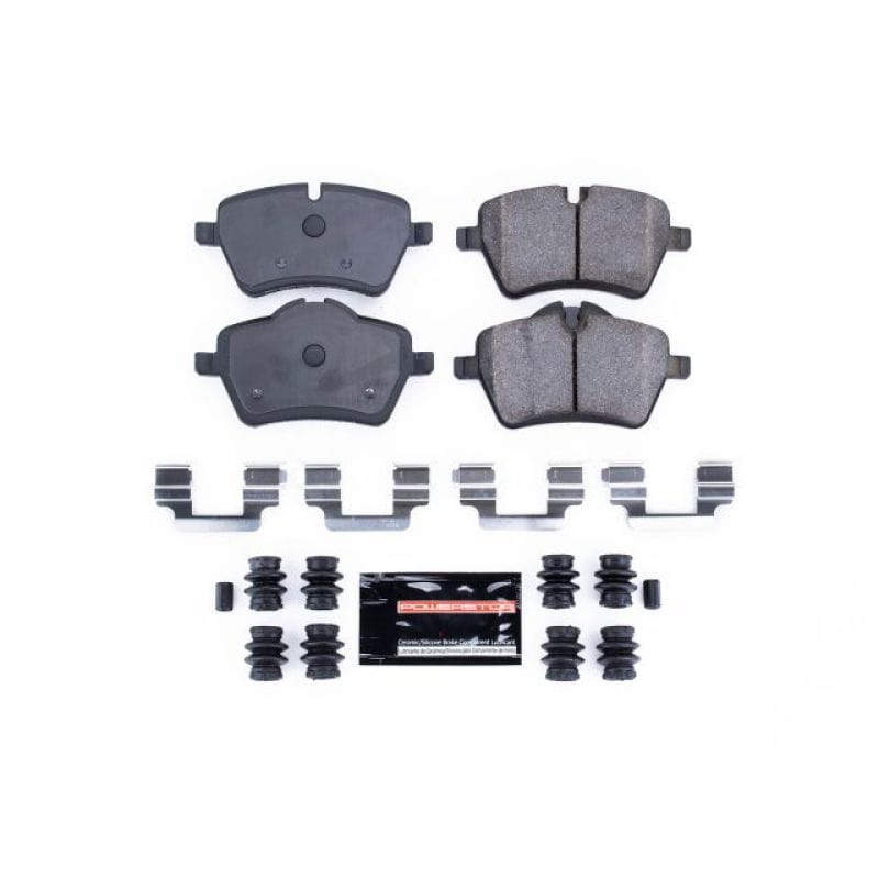 PowerStop — PowerStop - Z23 Daily Driver Carbon-Fiber Ceramic Brake Pads with Hardware Kit