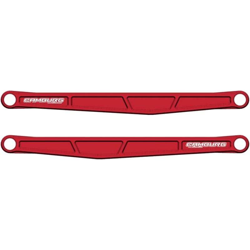 Camburg — KINETIK Series Rear Billet Trailing Arm Kit - Red - Ford