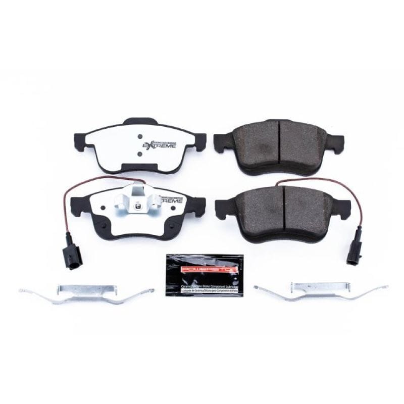 PowerStop — PowerStop - Z36 Truck and SUV Carbon-Fiber Ceramic Brake Pads with Hardware Kit