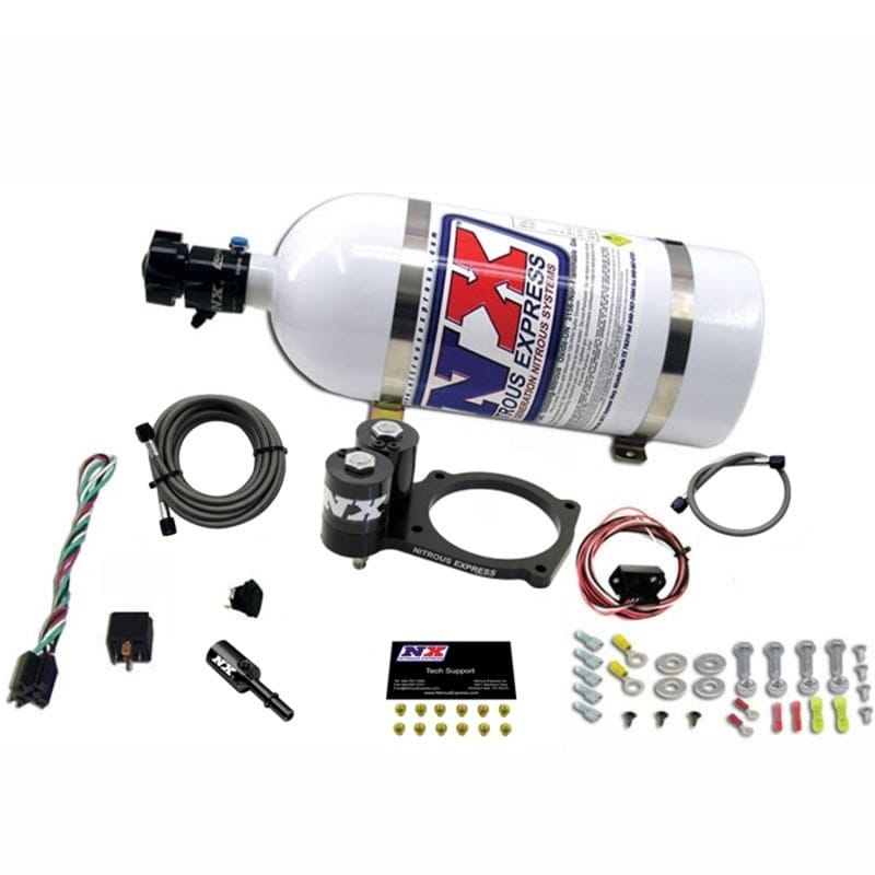 Nitrous Express — Dodge Hellcat Nitrous Plate System w/ 10lb bottle
Nitrous Oxide Injection System Kit