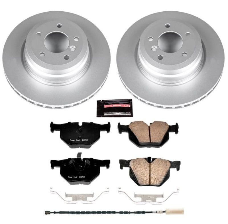 PowerStop — Genuine Geomet Coated Rotor and Carbon-Fiber Ceramic Brake Pad Kit