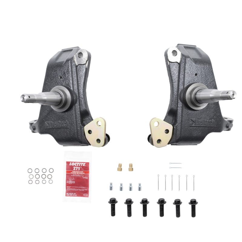 Belltech — 3 INCH DROP SPINDLE SET (COMPATIBLE WITH 4-PISTON BRAKE CALIPERS) - 2504