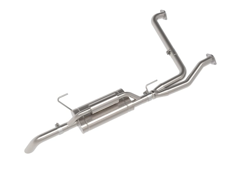 aFe — ROCK BASHER 2-1/2 IN 409 Stainless Steel Cat-Back Hi-Tuck Exhaust System