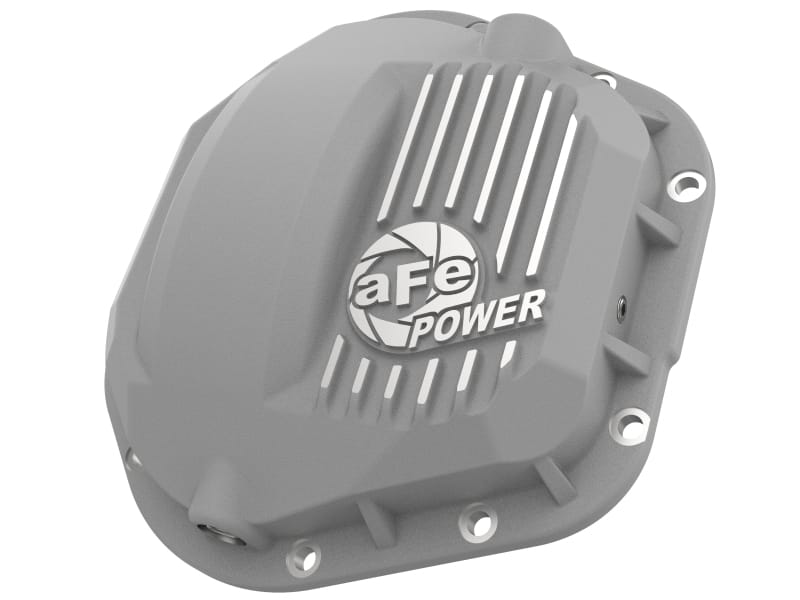 aFe — Street Series Dana 60 Front Differential Cover Raw w/ Machined Fins