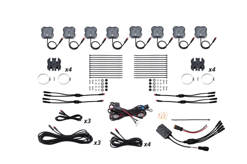 Diode Dynamics — Stage Series RGBW 8 Pack Rock Lights.