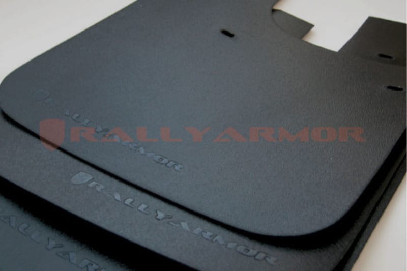 Rally Armor — Black Mud Flap/Black Logo