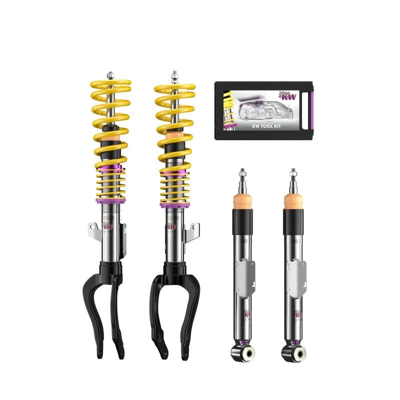KW — Height Adjustable Coilovers with Independent Compression and Rebound Technology
KW COILOVER KIT V3 - 352200AS