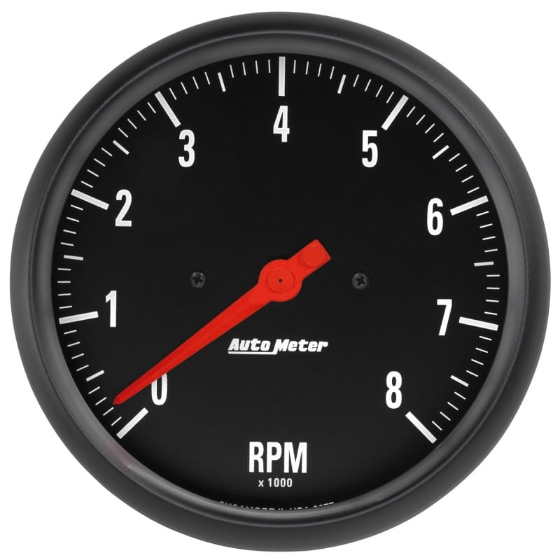 AutoMeter — GAUGE, TACHOMETER, 5", 8K RPM, IN-DASH, Z-SERIES