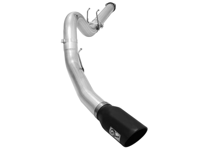 aFe — ATLAS 5 IN Aluminized Steel DPF-Back Exhaust System w/Black Tip