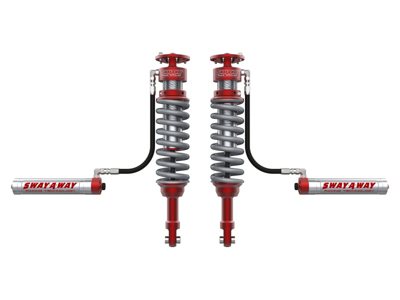 aFe — Sway-A-Way 3.0 Front Coilover Kit w/ Remote Reservoirs and Compression Adjuste