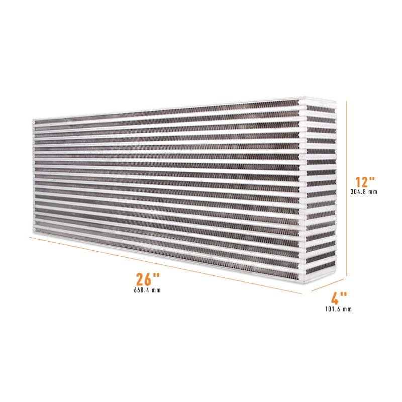 Mishimoto — Universal Air-to-Air Race Intercooler Core 26in x 12 in x 4in